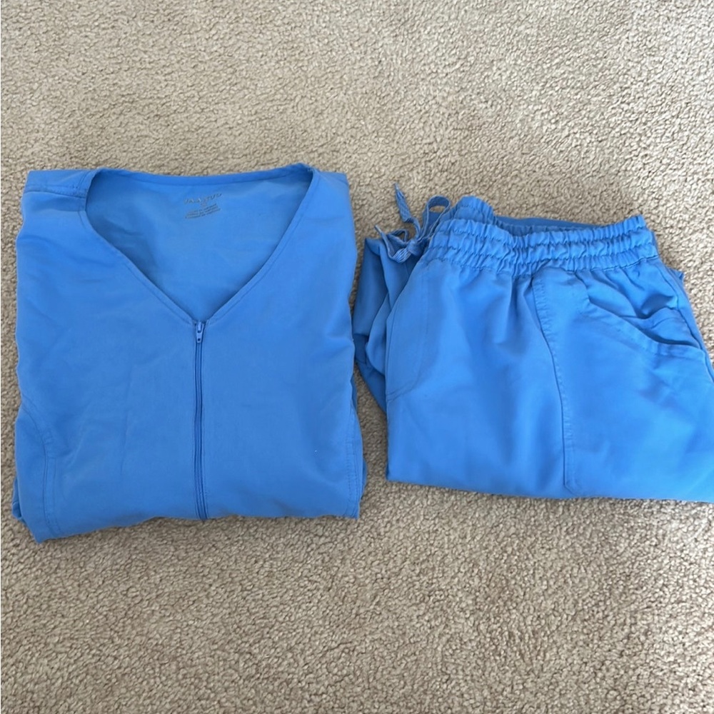 Jaanuu Blue Scrub Set